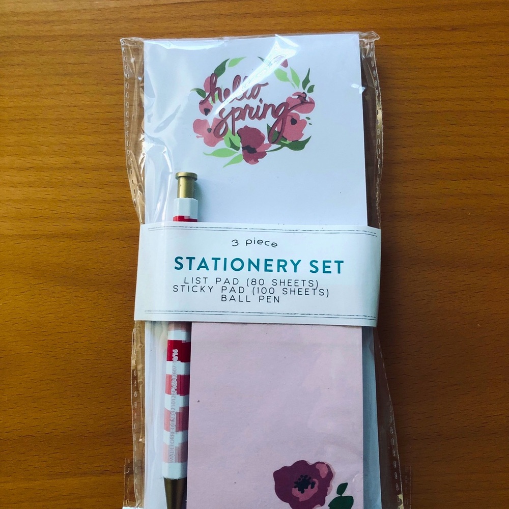3pc planner stationery notepad set PICK 1